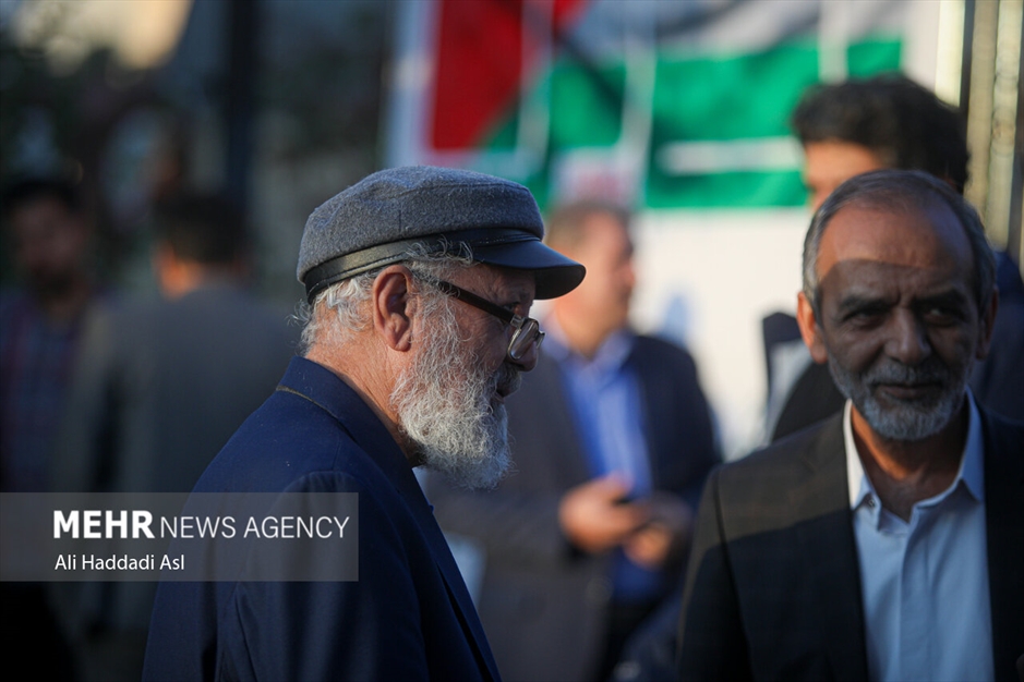 گردهمایی هنرمندان در حمایت از مردم مظلوم فلسطین