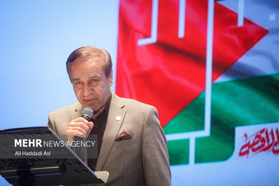 گردهمایی هنرمندان در حمایت از مردم مظلوم فلسطین