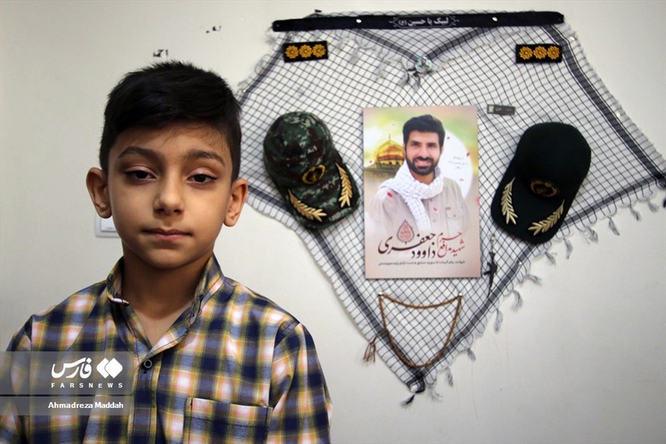 اولین روز مدرسه فرزند شهید مدافع حرم«داوود جعفری»