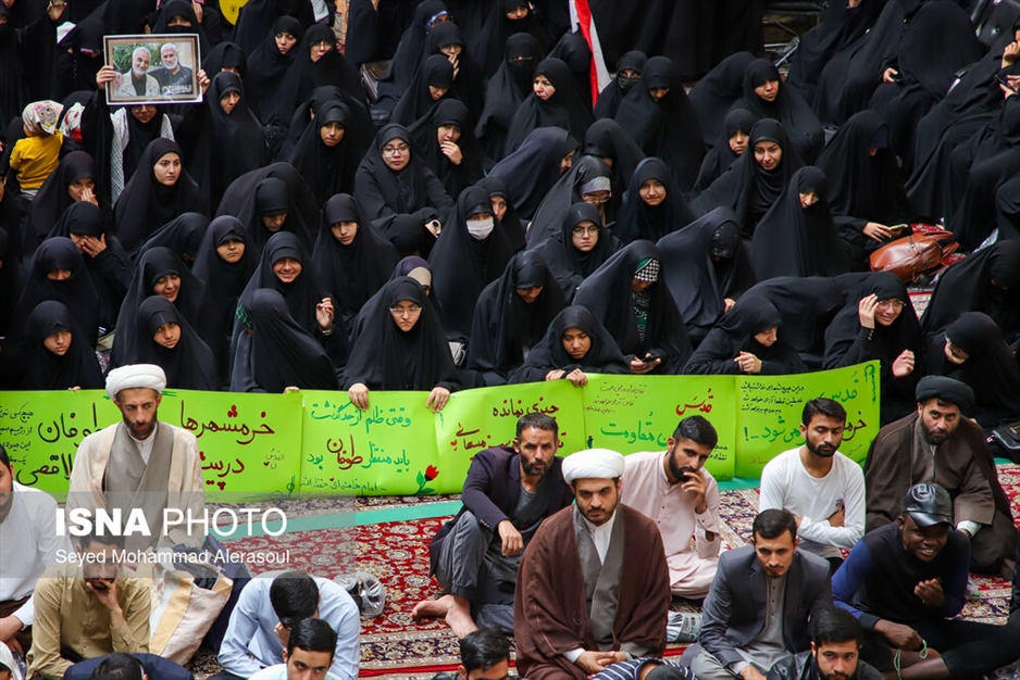 اجتماع بزرگ حوزویان خراسان در حمایت از جبهه مقاومت و فلسطین