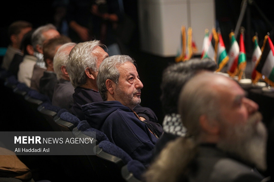 گردهمایی هنرمندان در حمایت از مردم مظلوم فلسطین