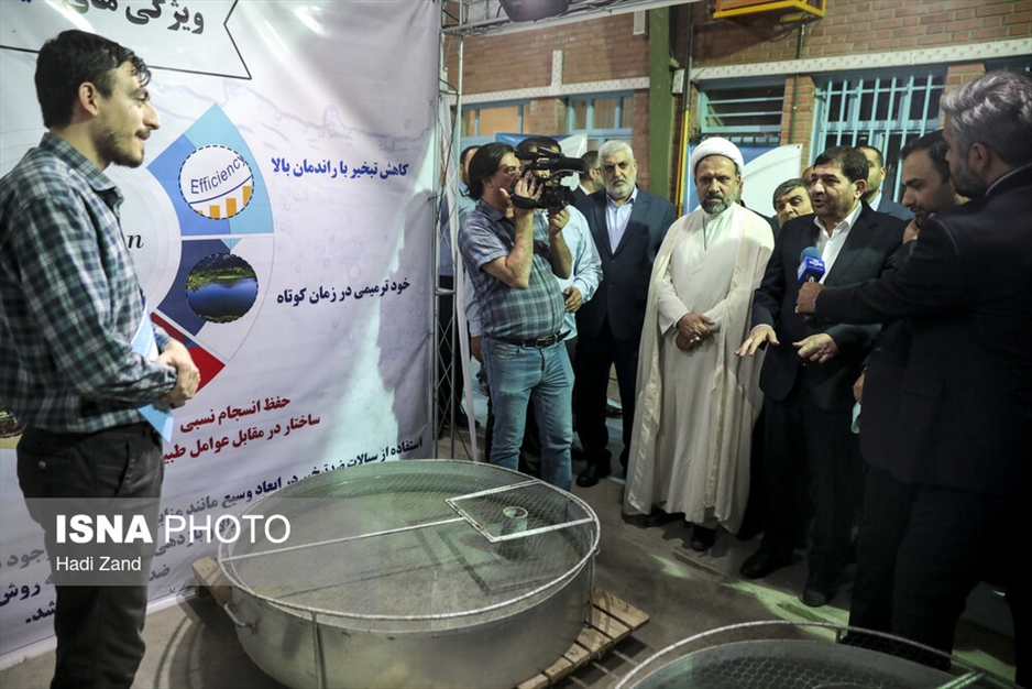 بازدید معاون اول رییس جمهور از پروژه‌های فناوری دانشگاه امام حسین علیه‌السلام