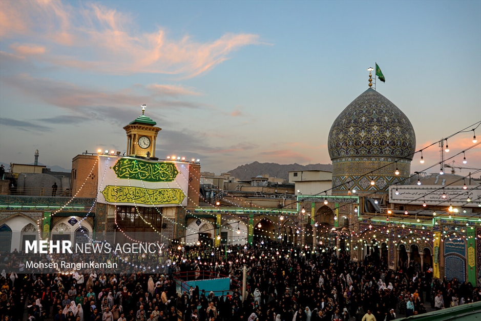 آیین تعویض پرچم حرم حضرت عبدالعظیم حسنی علیه‌السلام