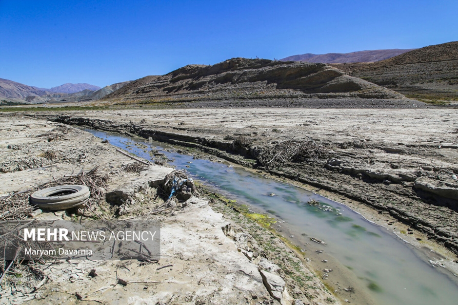خشک شدن سد بارزو شیروان