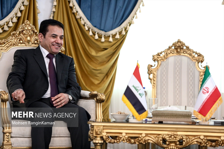 دیدار مشاور امنیت ملی عراق با دبیر شورای عالی امنیت ملی