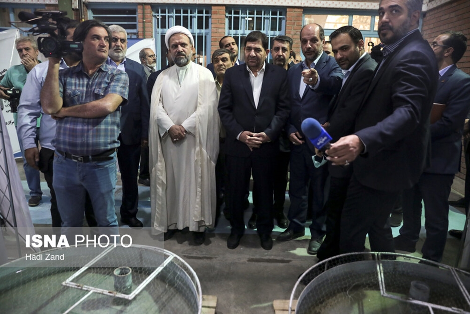 بازدید معاون اول رییس جمهور از پروژه‌های فناوری دانشگاه امام حسین علیه‌السلام