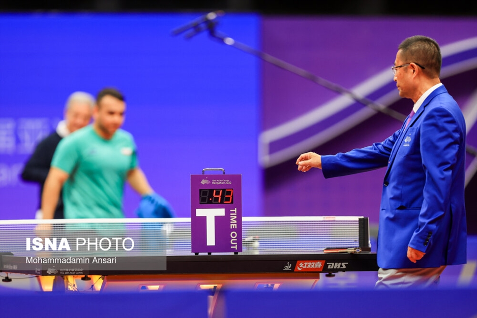 بازی‌های آسیایی هانگژو - تنیس روی میز ایران و تاجیکستان