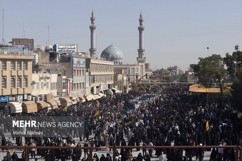 کاروان استقبال نمادین ورود حضرت معصومه سلام‌الله‌علیها به قم