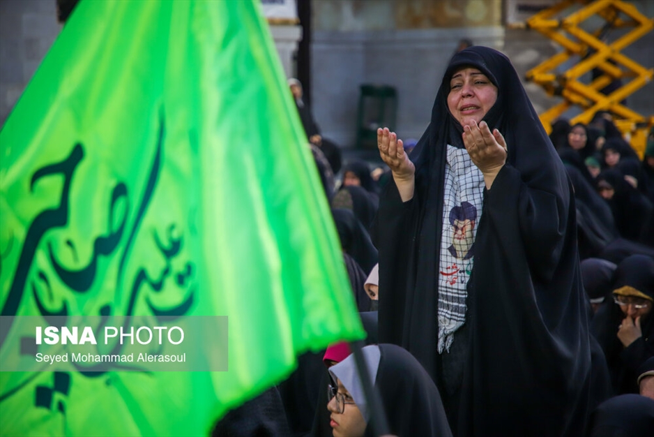 اجتماع همبستگی با جبهه مقاومت فلسطین در حرم مطهر رضوی