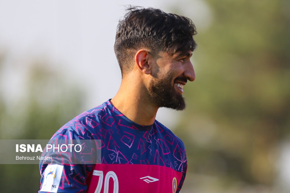 تمرین تیم سپاهان پیش از دیدار با الاتحاد عربستان