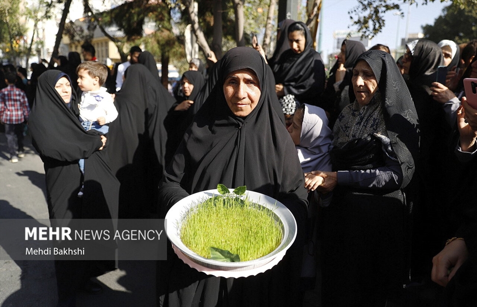 کاروان استقبال نمادین ورود حضرت معصومه سلام‌الله‌علیها به قم