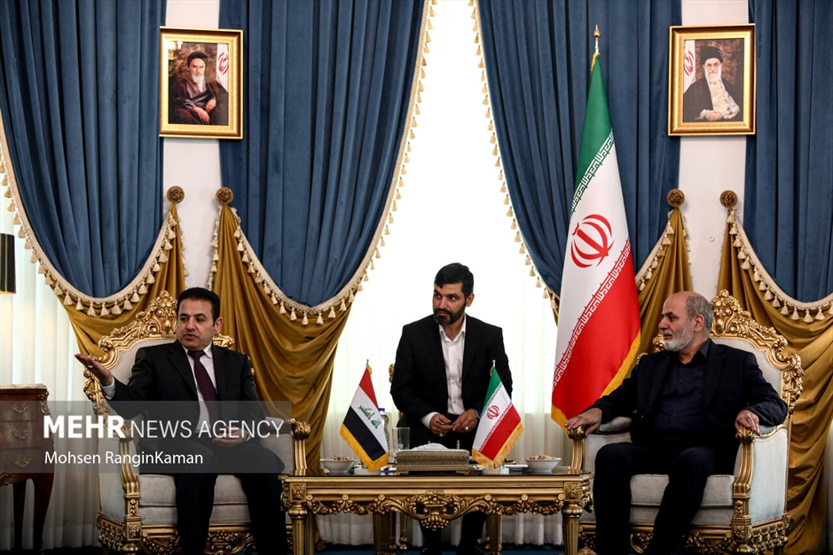 دیدار مشاور امنیت ملی عراق با دبیر شورای عالی امنیت ملی