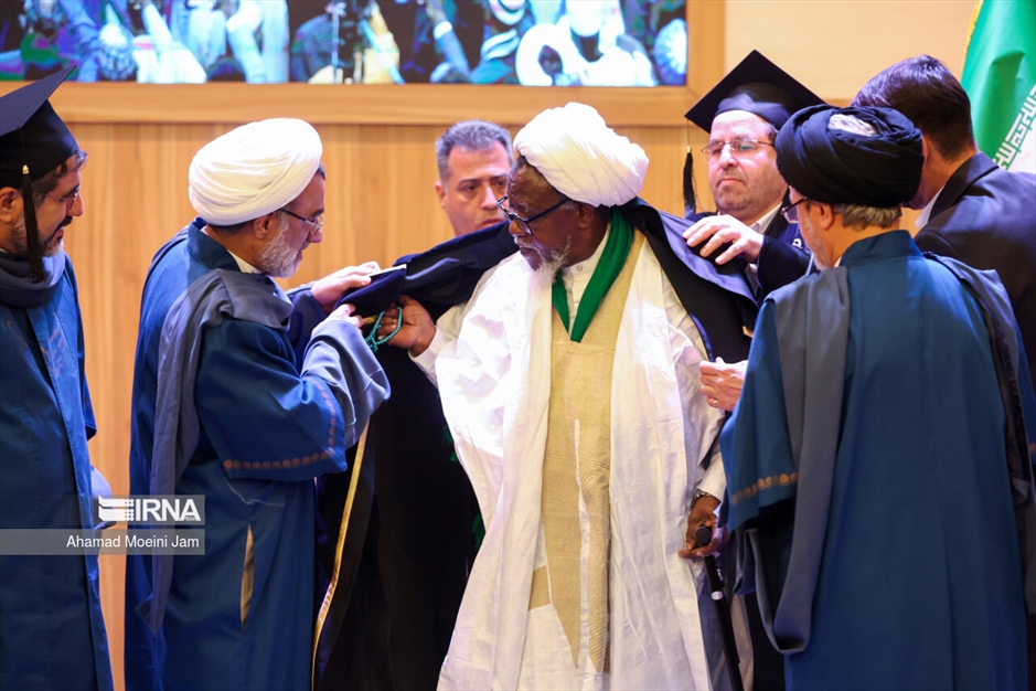 اعطای دکترای افتخاری به شیخ «ابراهیم زکزاکی»