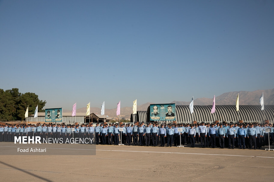 مراسم تشییع پیکر خلبان پیشکسوت محمود ضرابی