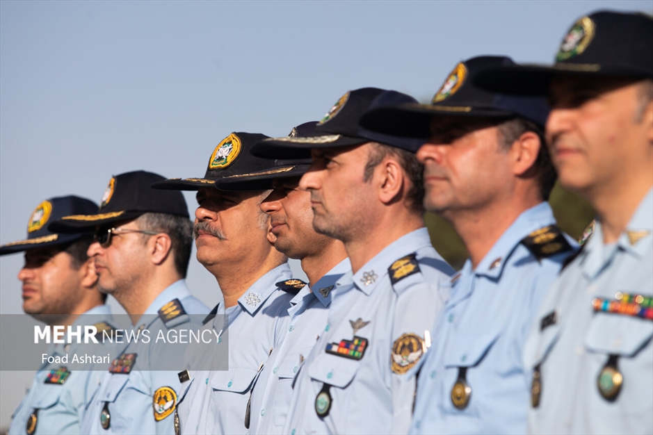 مراسم تشییع پیکر خلبان پیشکسوت محمود ضرابی