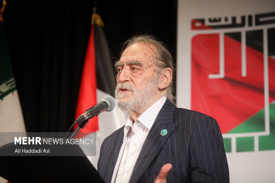 گردهمایی هنرمندان در حمایت از مردم مظلوم فلسطین