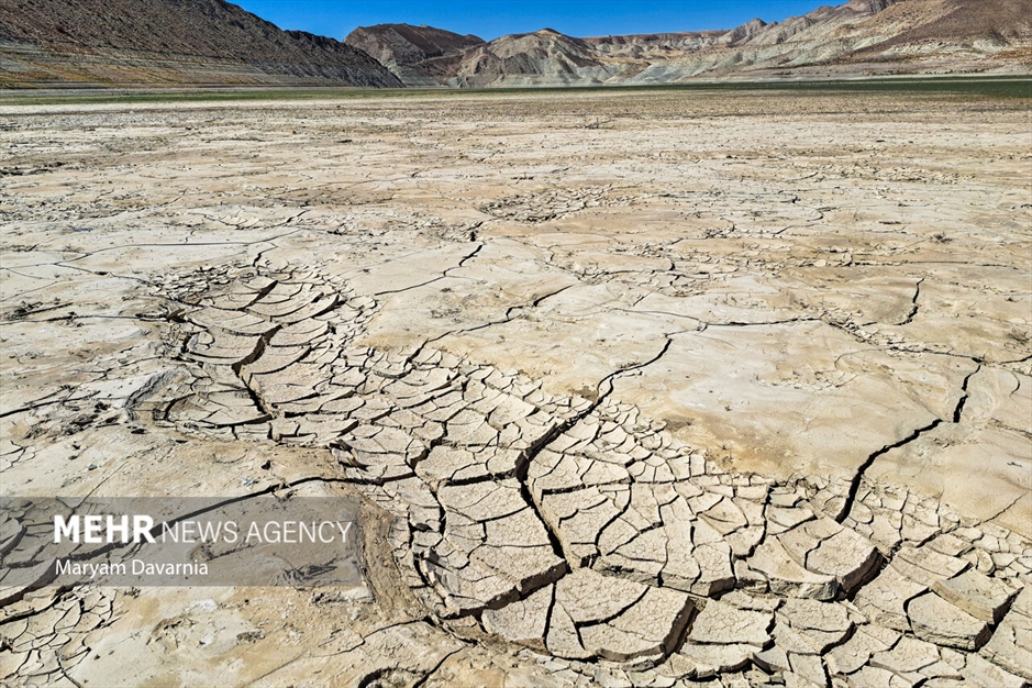 خشک شدن سد بارزو شیروان