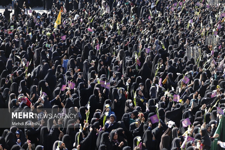 کاروان استقبال نمادین ورود حضرت معصومه سلام‌الله‌علیها به قم