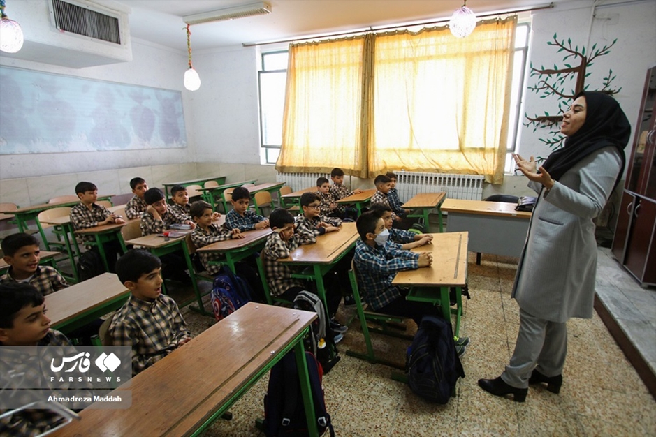 اولین روز مدرسه فرزند شهید مدافع حرم«داوود جعفری»