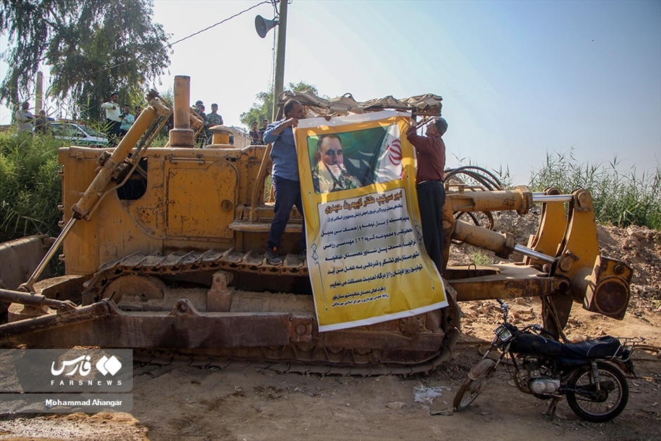 نصب پل شناور «عنافچه» توسط ارتش