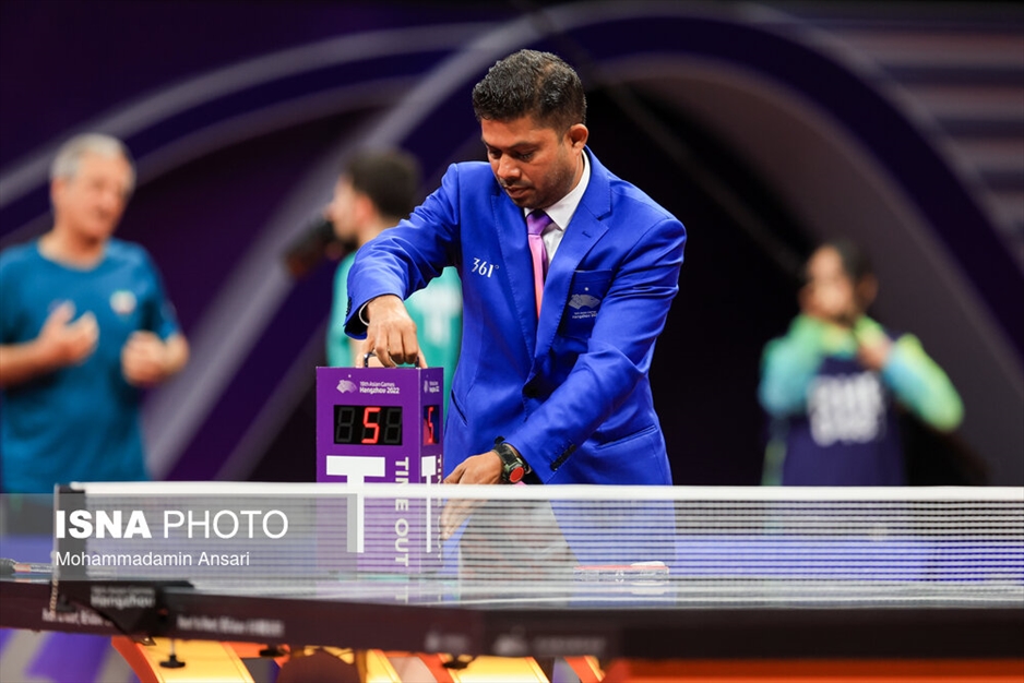 بازی‌های آسیایی هانگژو؛ تنیس روی میز ایران و چین