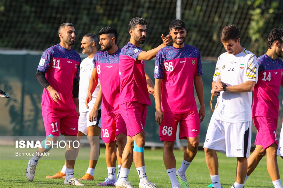 تمرین تیم سپاهان پیش از دیدار با الاتحاد عربستان