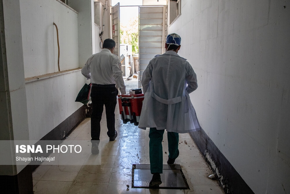 عمل اهدای عضو در بیمارستان گلستان اهواز