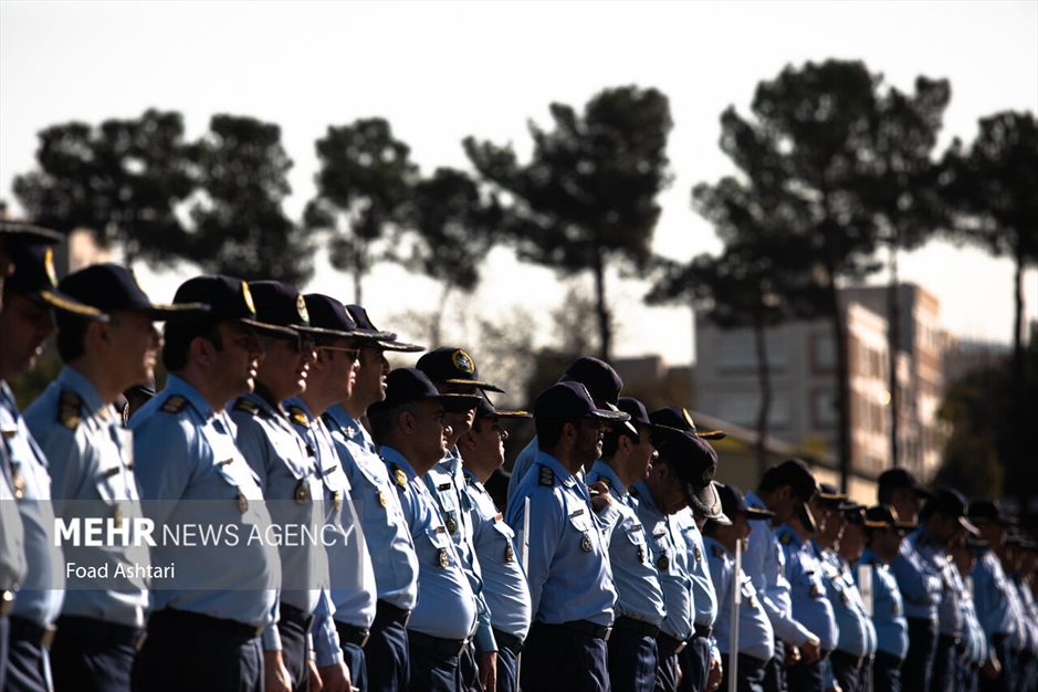 مراسم تشییع پیکر خلبان پیشکسوت محمود ضرابی