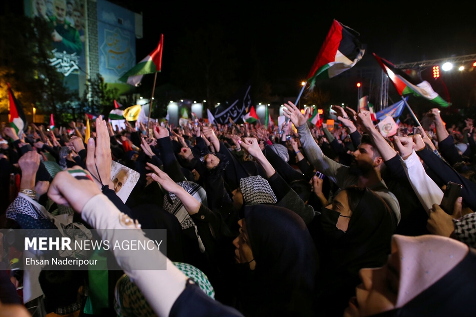 اجتماع عاشقان مبارزه با اسرائیل