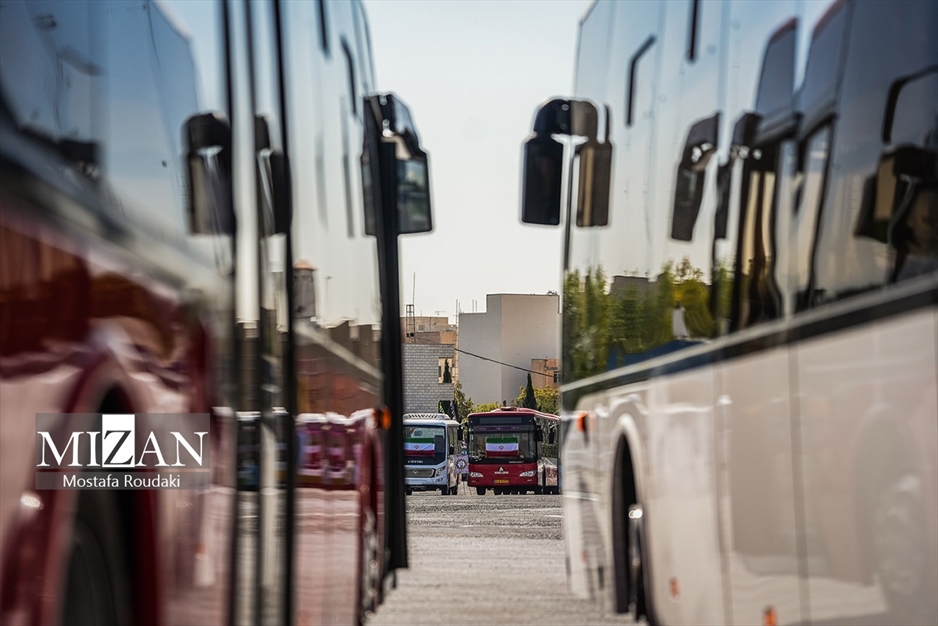  آیین بهره‌برداری از طرح نوسازی حمل و نقل عمومی تهران