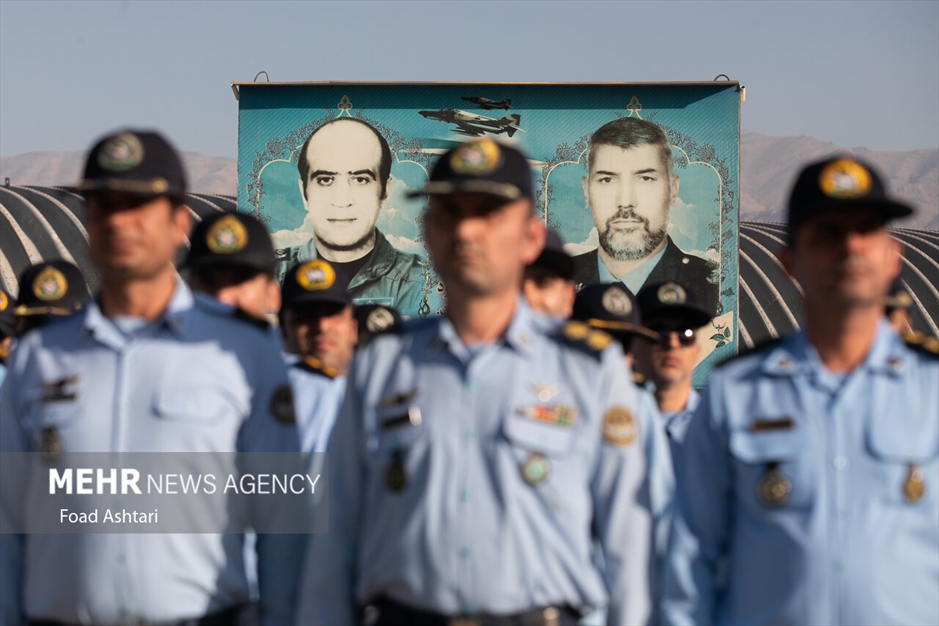 مراسم تشییع پیکر خلبان پیشکسوت محمود ضرابی