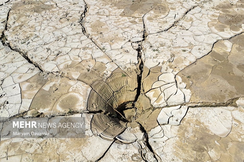 خشک شدن سد بارزو شیروان
