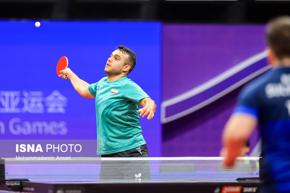 بازی‌های آسیایی هانگژو - تنیس روی میز ایران و تاجیکستان