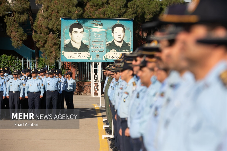 مراسم تشییع پیکر خلبان پیشکسوت محمود ضرابی