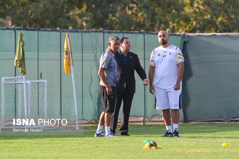 تمرین تیم سپاهان پیش از دیدار با الاتحاد عربستان
