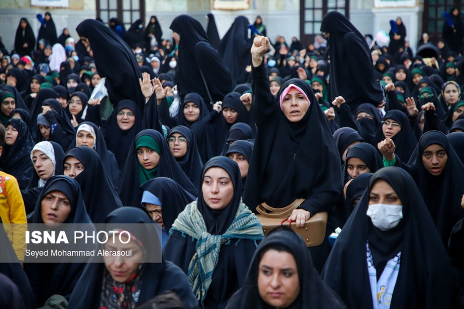 اجتماع همبستگی با جبهه مقاومت فلسطین در حرم مطهر رضوی