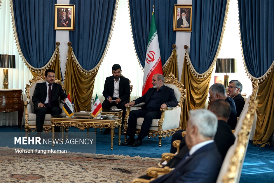 دیدار مشاور امنیت ملی عراق با دبیر شورای عالی امنیت ملی