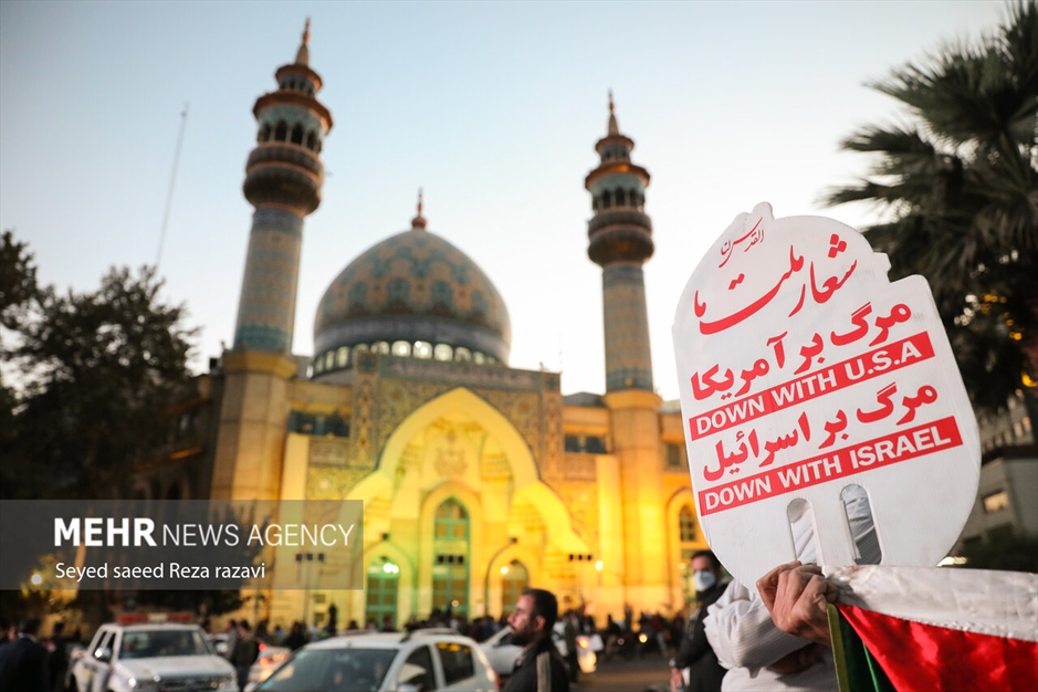 تجمع مردمی در حمایت از پیروزی مردم فلسطین
