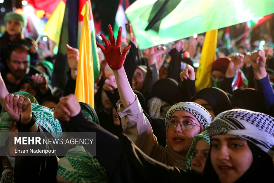 اجتماع عاشقان مبارزه با اسرائیل