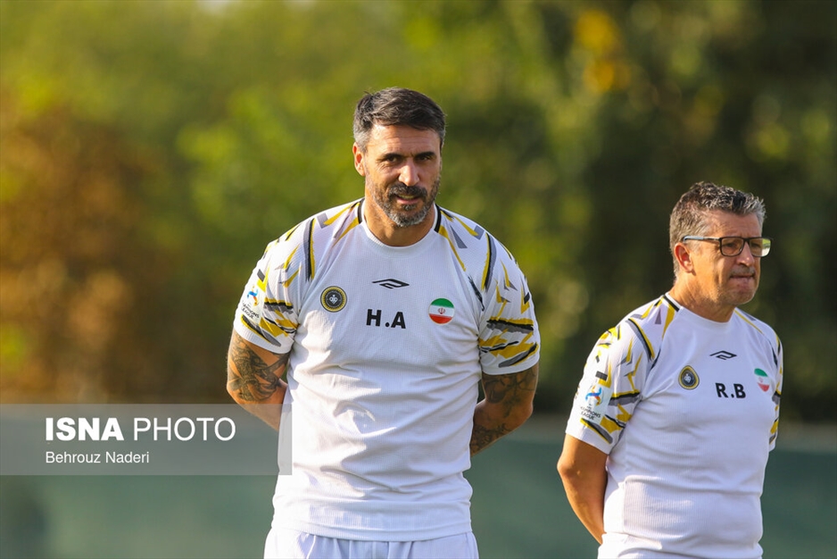 تمرین تیم سپاهان پیش از دیدار با الاتحاد عربستان