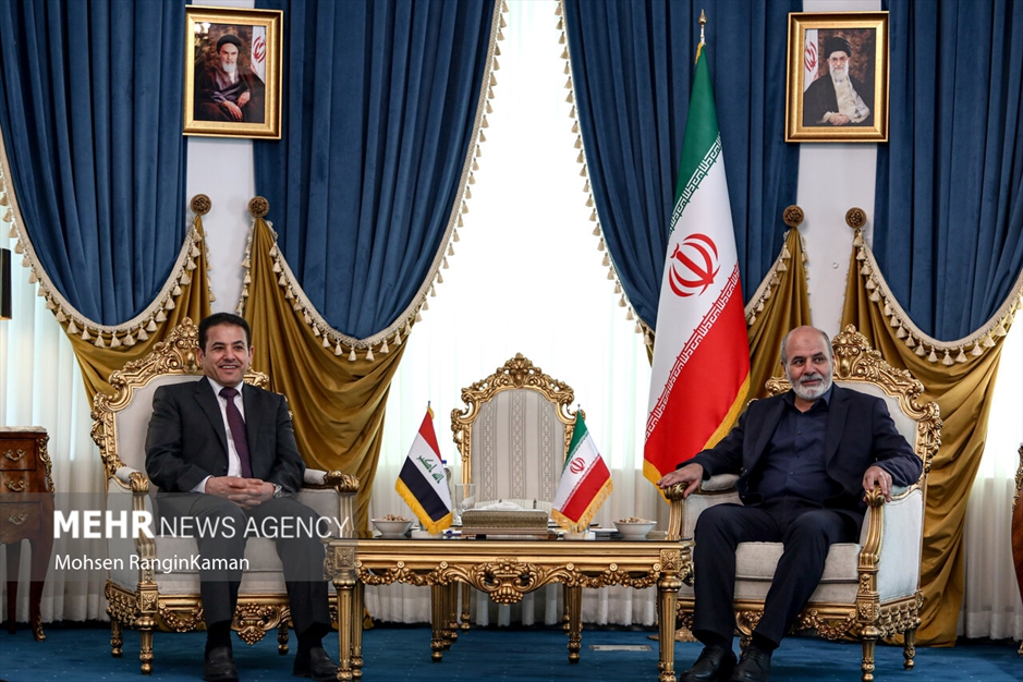 دیدار مشاور امنیت ملی عراق با دبیر شورای عالی امنیت ملی