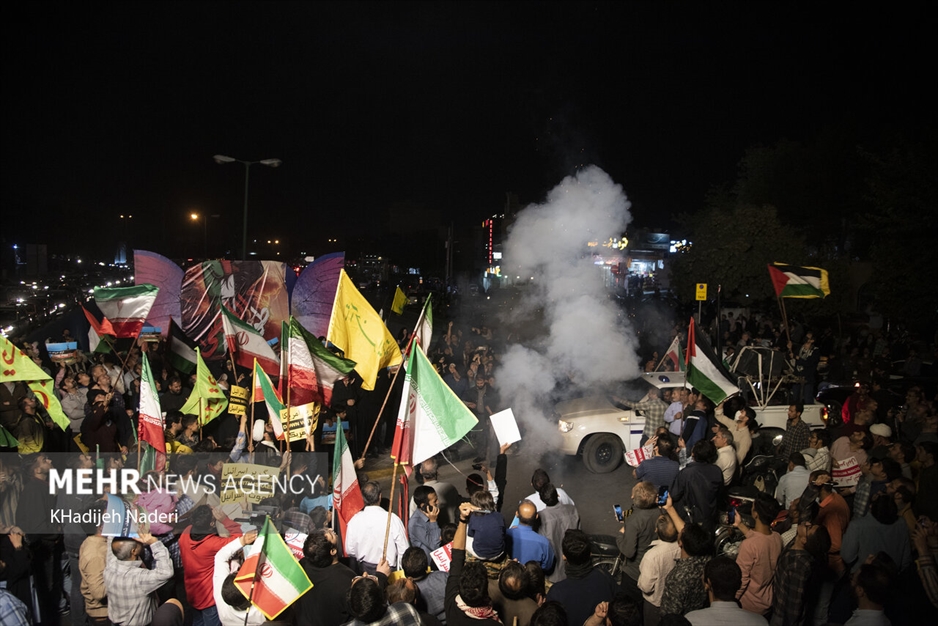 جشن مردمی «طوفان الاقصی» در استان‌ها