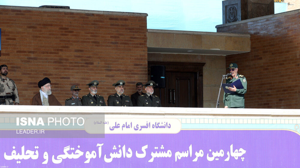 مراسم مشترک دانش‌آموختگی دانشجویان دانشگاه‌های نیروهای مسلح در دانشگاه امام علی‌ علیه‌السلام