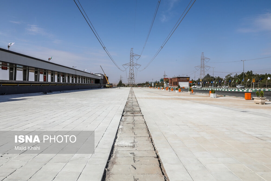 متروی پرند در ایستگاه پایانی افتتاح