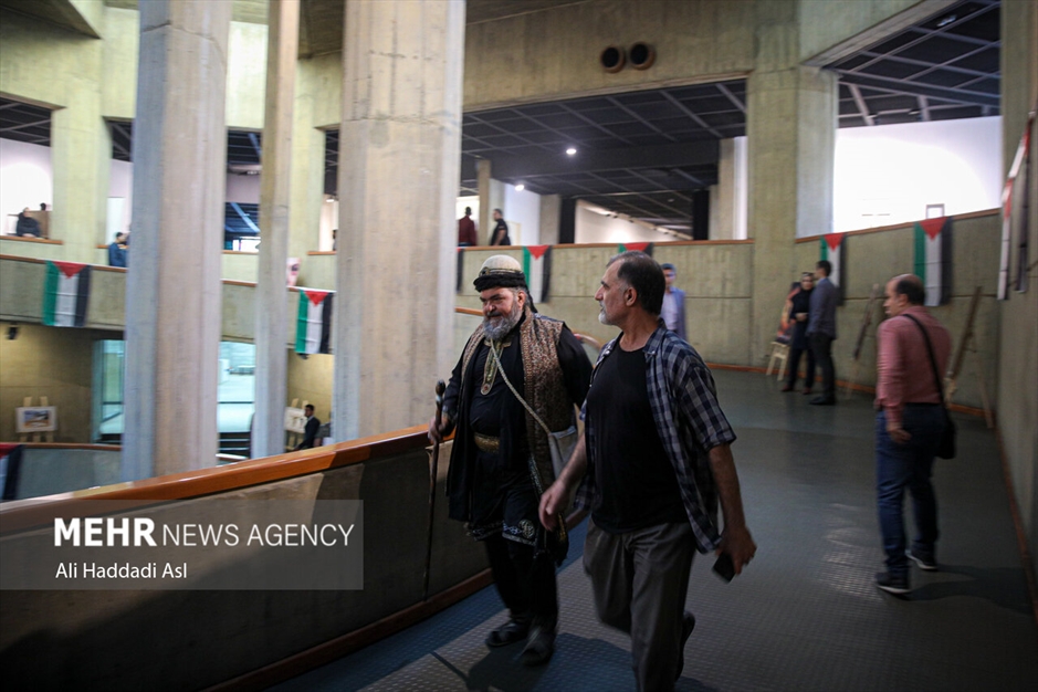 گردهمایی هنرمندان در حمایت از مردم مظلوم فلسطین