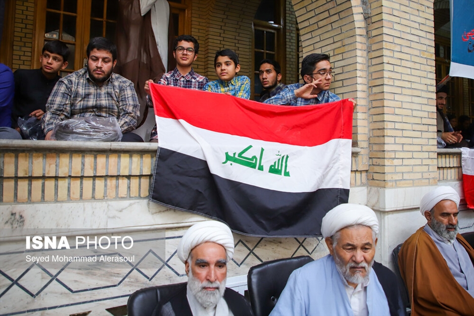 اجتماع بزرگ حوزویان خراسان در حمایت از جبهه مقاومت و فلسطین