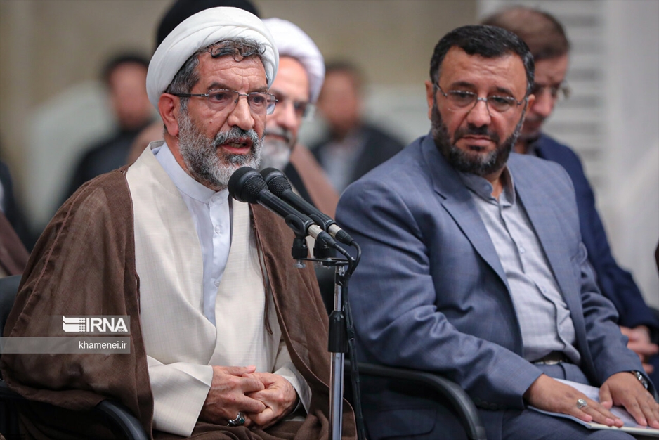 دیدار اعضای ستاد برگزاری کنگره بین‌المللی بزرگداشت علامه طباطبائی با رهبر انقلاب