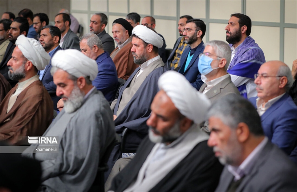 دیدار اعضای ستاد برگزاری کنگره بین‌المللی بزرگداشت علامه طباطبائی با رهبر انقلاب