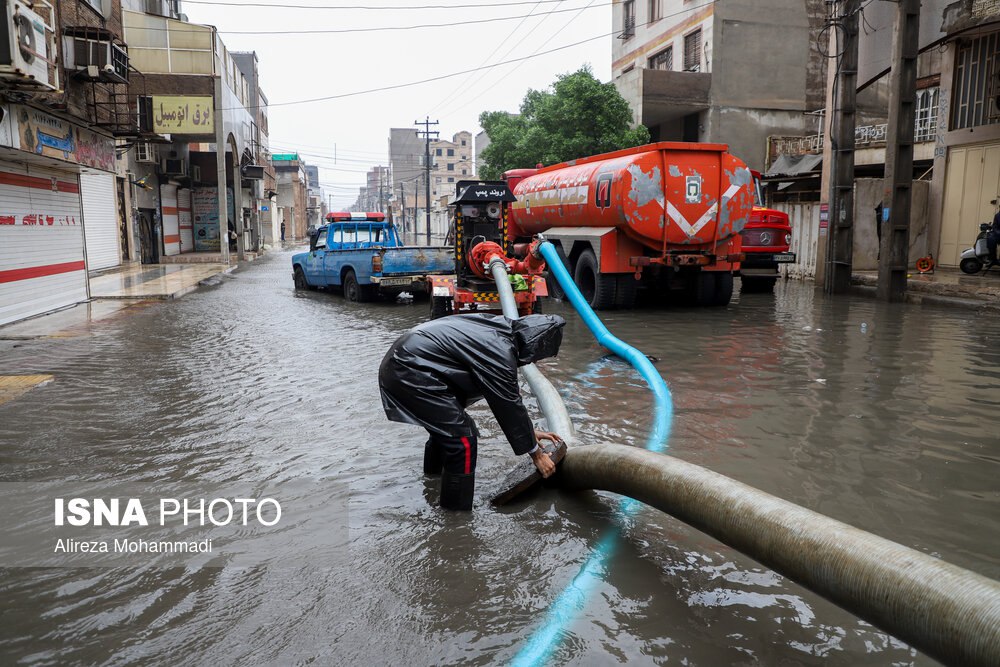 اهواز غرق در آب