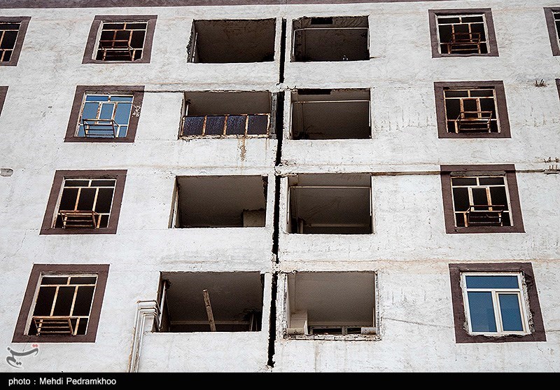 وضعیت ساختمان عدالت ۲ اهواز یکسال بعد از ریزش متروپل